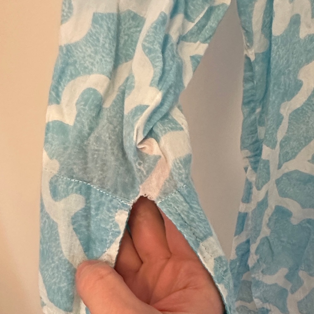 Roller Rabbit Light Blue Patterned Tunic - Picture 4 of 4